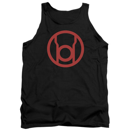 Green Lantern Red Emblem Mens Tank Top Shirt Black