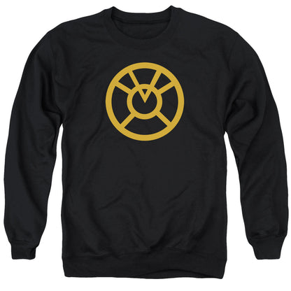 Green Lantern Orange Emblem Mens Crewneck Sweatshirt Black