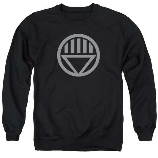 Green Lantern Grey Emblem Mens Crewneck Sweatshirt Black