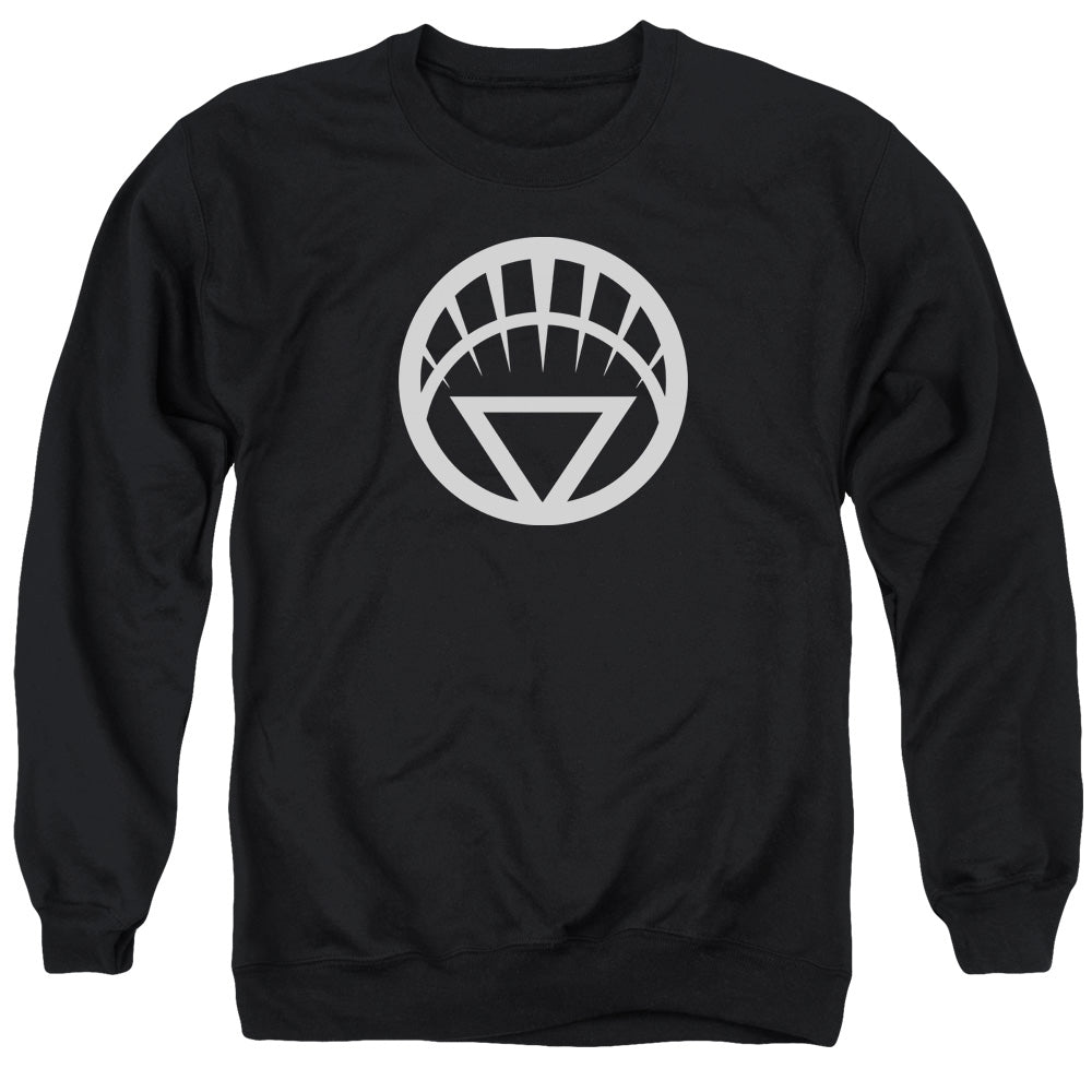 Green Lantern White Emblem Mens Crewneck Sweatshirt Black