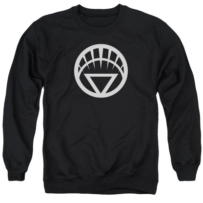 Green Lantern White Emblem Mens Crewneck Sweatshirt Black