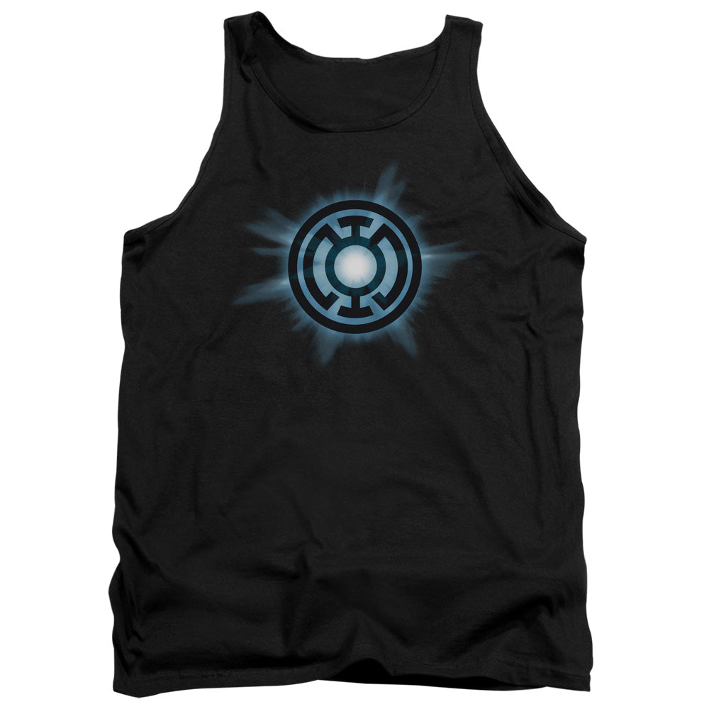 Green Lantern Blue Glow Mens Tank Top Shirt Black Officially Licensed