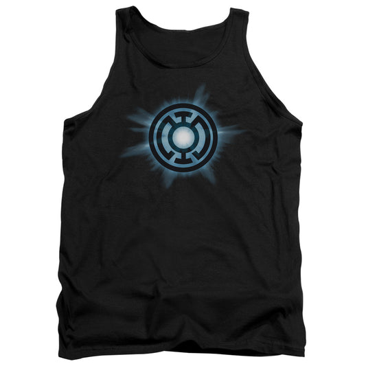 Green Lantern Blue Glow Mens Tank Top Shirt Black