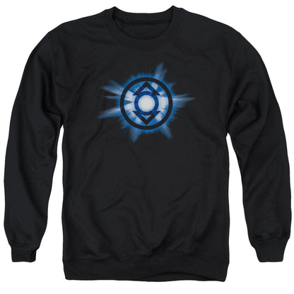 Green Lantern Indigo Glow Mens Crewneck Sweatshirt Black