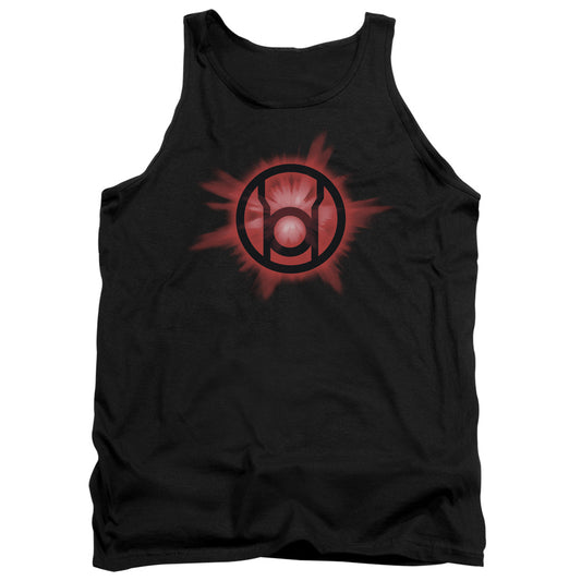 Green Lantern Red Glow Mens Tank Top Shirt Black