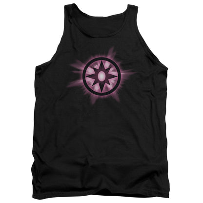 Green Lantern Sapphire Glow Mens Tank Top Shirt Black