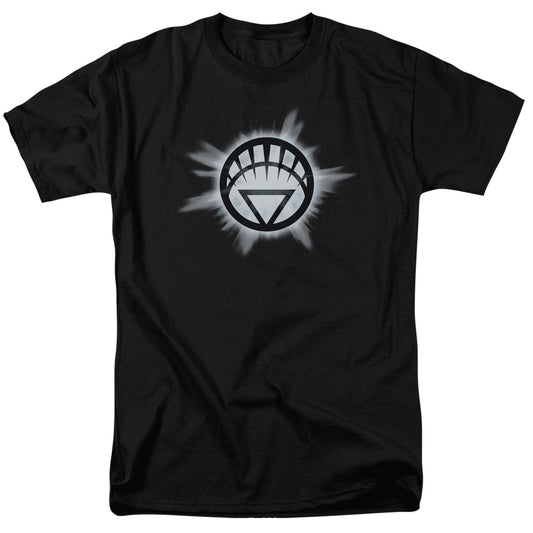 Green Lantern White Glow Mens T Shirt Black