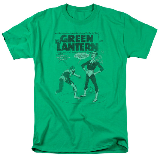 Green Lantern Perilous Traps Mens T Shirt Kelly Green