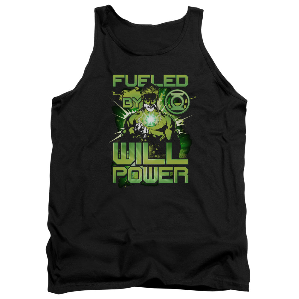 Green Lantern Fueled Mens Tank Top Shirt Black