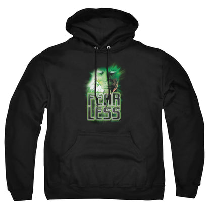 Green Lantern Fearless Mens Hoodie Black Officially Licensed