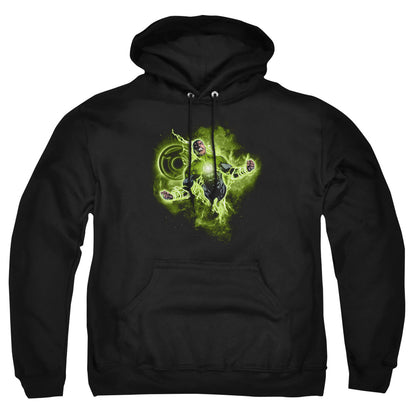 Green Lantern Lantern Nebula Mens Hoodie Black Officially Licensed