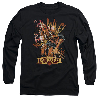 Green Lantern Larfleeze Mens Long Sleeve Shirt Black Officially Licensed