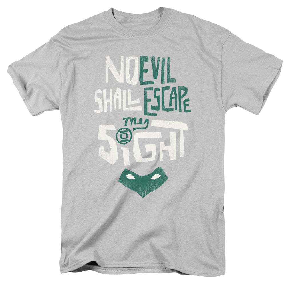 Green Lantern My Sight Mens T Shirt Silver