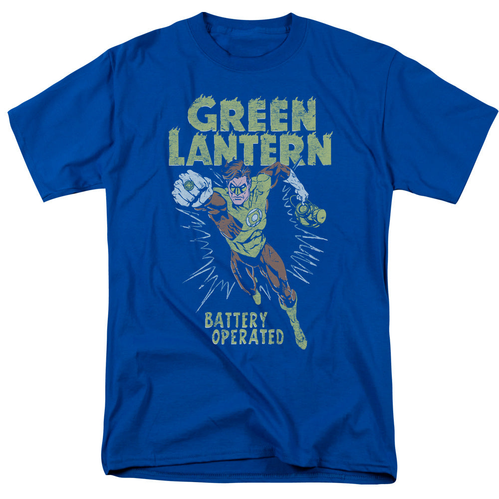Green Lantern Fully Charged Mens T Shirt Hunter Green