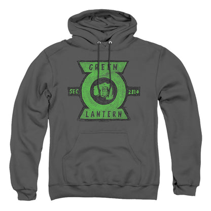 Green Lantern Section Mens Hoodie Charcoal Officially Licensed