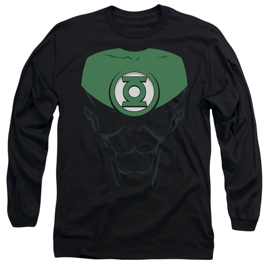 Green Lantern Jon Stewart Mens Long Sleeve Shirt Black Officially Licensed