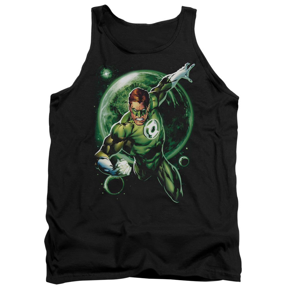 Green Lantern Galaxy Glow Mens Tank Top Shirt Black