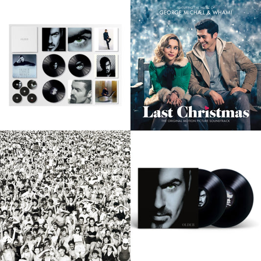 George Michael - Older (Super Deluxe Box Set/3LP/5CD/180G) & George Michael & Wham! - Last Christmas The Origin (180G) & Listen Without Prejudice (180G/Dl Code) & Older (2LP/180G)