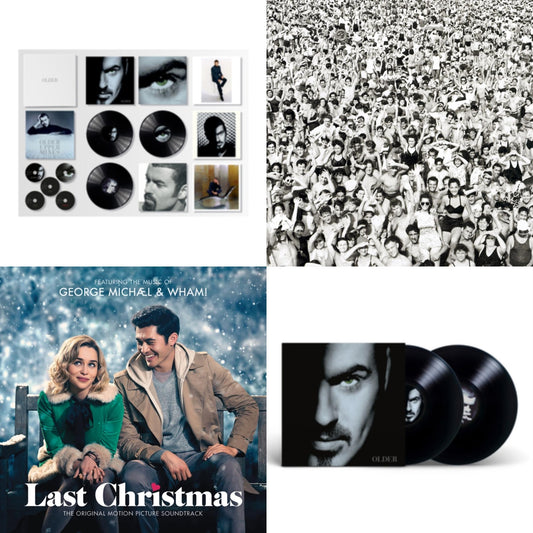 George Michael - Older (Super Deluxe Box Set/3LP/5CD/180G) & Listen Without Prejudice (180G/Dl Code) & George Michael & Wham! - Last Christmas The Origin (180G) & Older (2LP/180G)