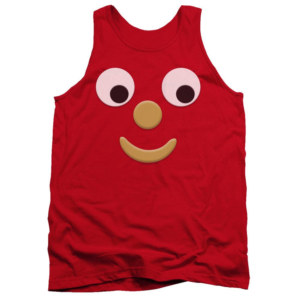 Gumby Blockhead J Mens Tank Top Shirt Red