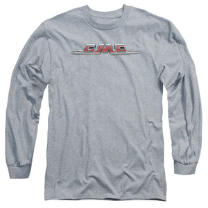 Gmc Chrome Logo Mens Long Sleeve Shirt Athletic Heather