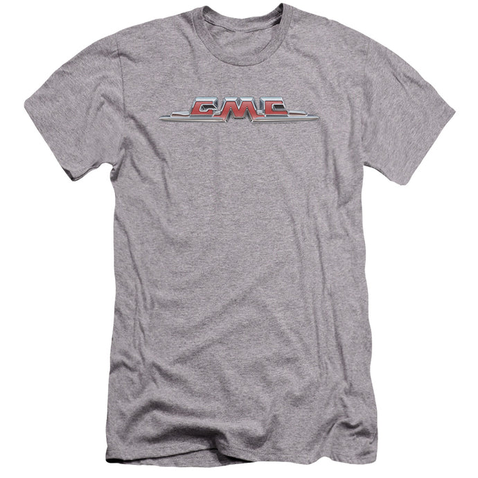 Gmc Chrome Logo Hbo Premium Bella Canvas Slim Fit Mens T Shirt Athletic Heather