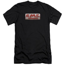 Load image into Gallery viewer, Gmc Beat Up 1959 Logo Premium Bella Canvas Slim Fit Mens T Shirt Black