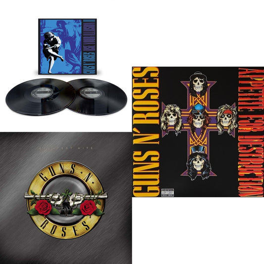Guns N' Roses - Use Your Illusion Ii (X) (2LP) & Greatest Hits (2LP) & Appetite For Destruction
