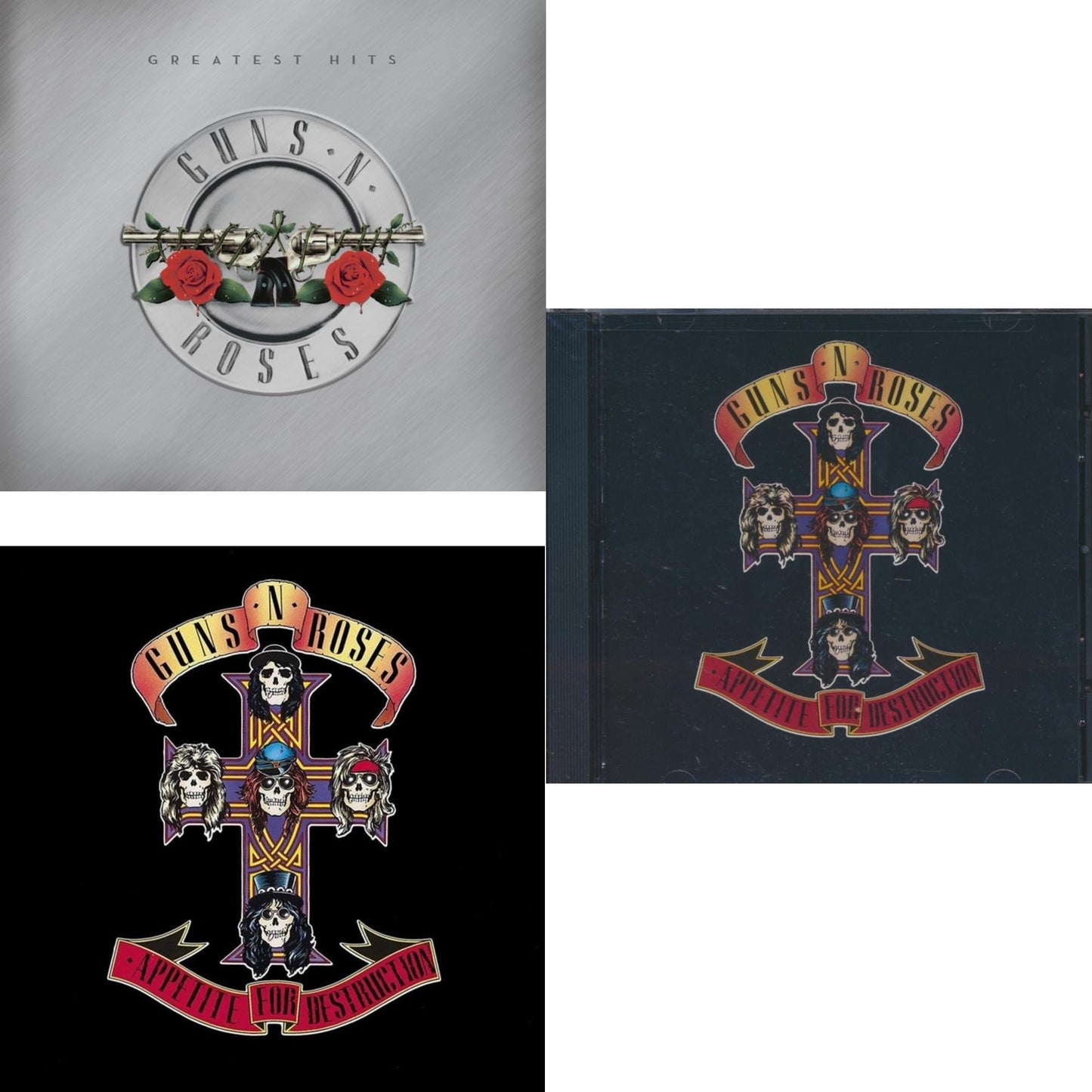 Guns N' Roses - Greatest Hits & Appetite For Destruction - Remaster & Appetite For Destruction - CD Bundle