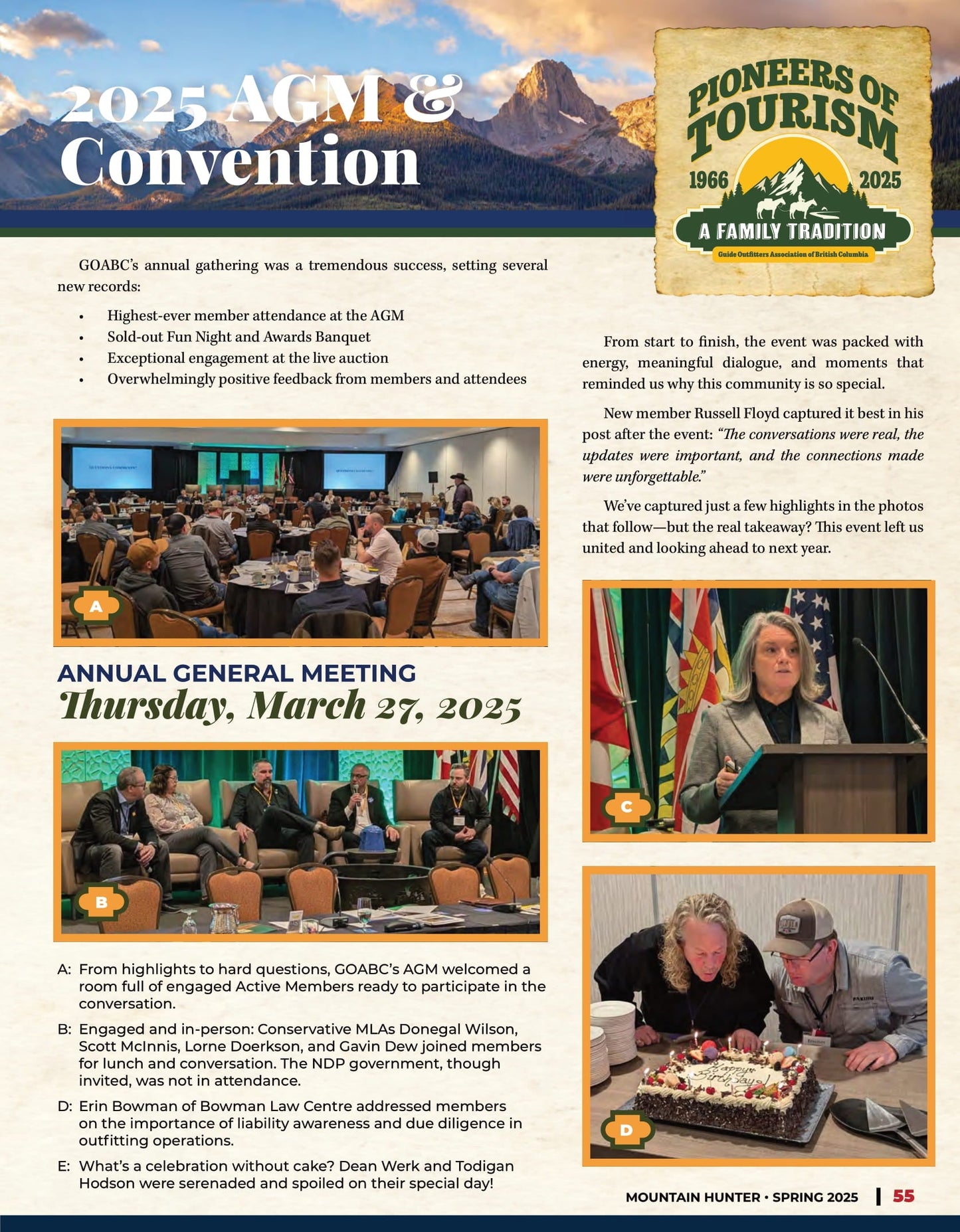 Mountain Hunter - Spring 2025: Deep Into The Wilds Of British Columbia & The Yukon, GOABC Annual Convention 2025, A Moose & Goat Hunt, Post-Military Hunter’s First Guided Black Bear Experience & More!