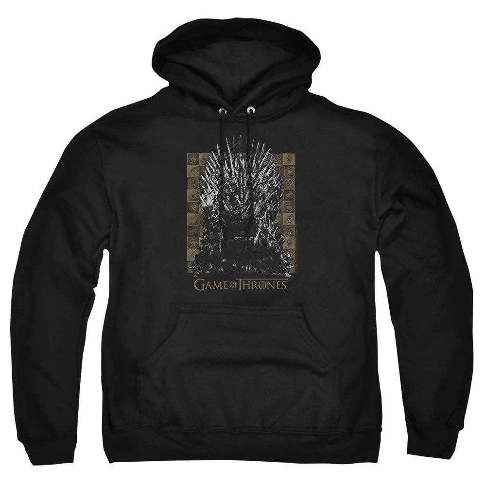 Game Of Thrones Iron Throne Mens Hoodie Black Officially Licensed