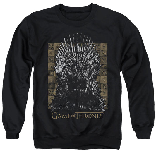 Game Of Thrones Iron Throne Mens Crewneck Sweatshirt Black