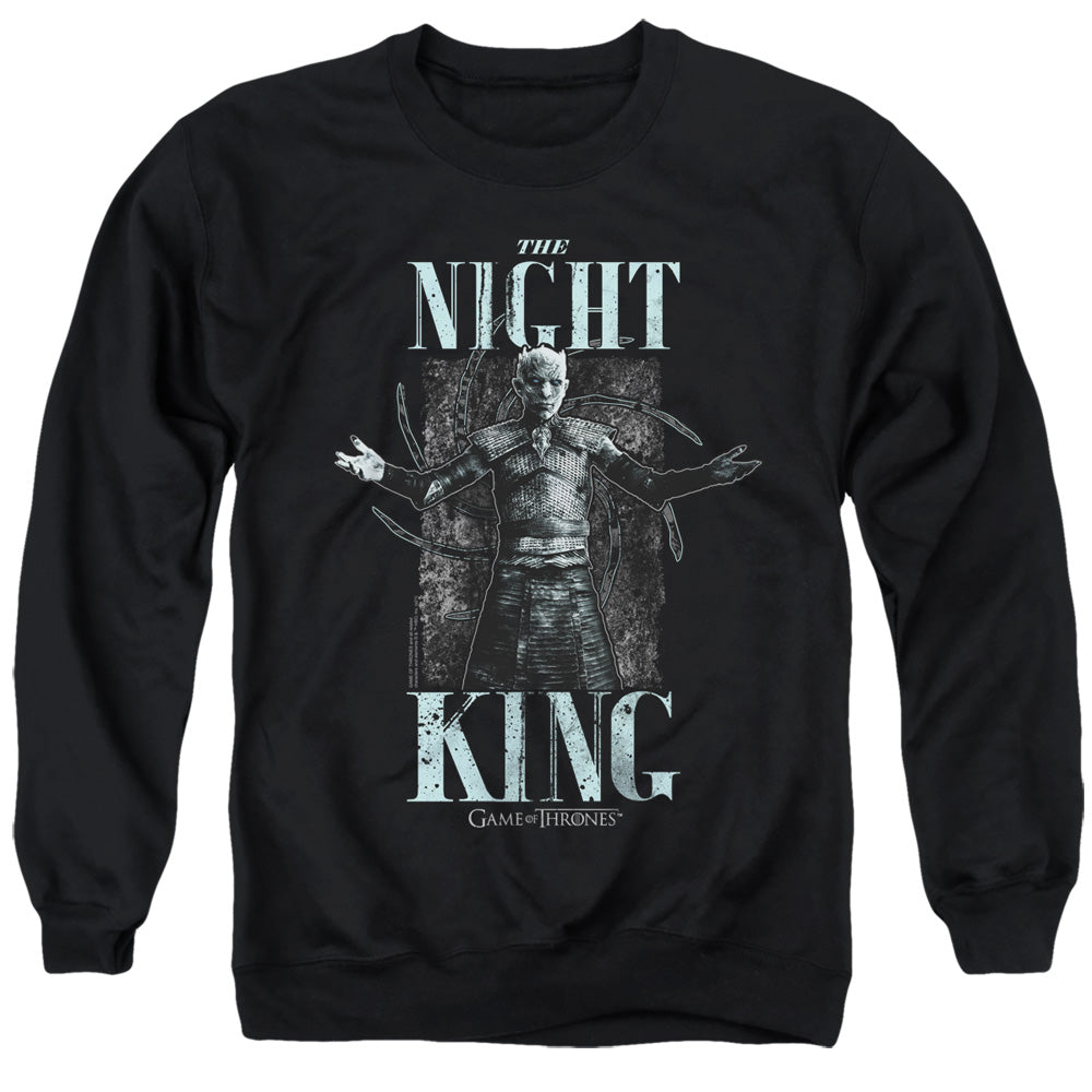 Game Of Thrones The Night King Mens Crewneck Sweatshirt Black