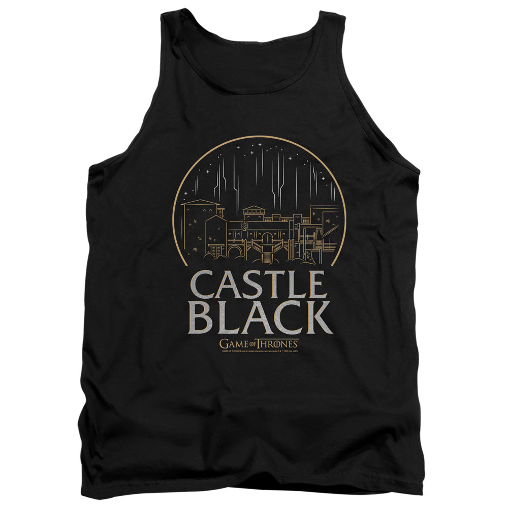 Game Of Thrones Castle Black Mens Tank Top Shirt Black