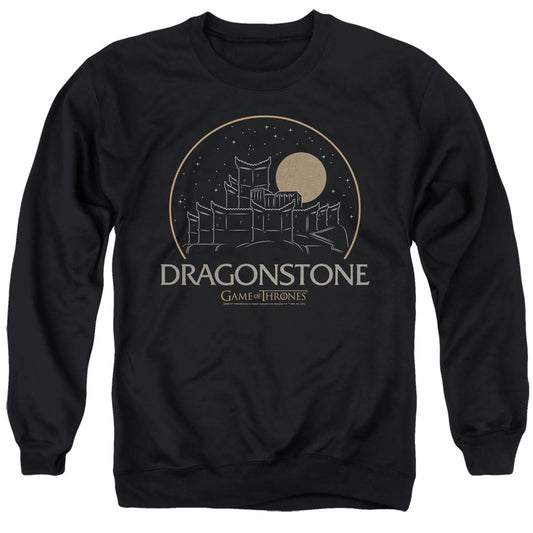 Game Of Thrones Dragonstone Mens Crewneck Sweatshirt Black