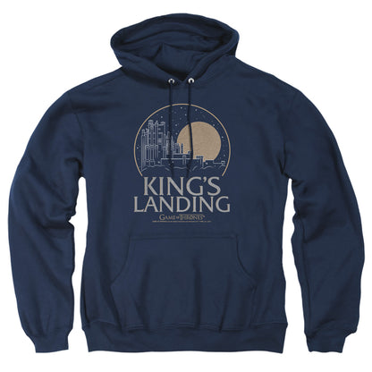 Game Of Thrones Kings Landing Mens Hoodie Navy Officially Licensed