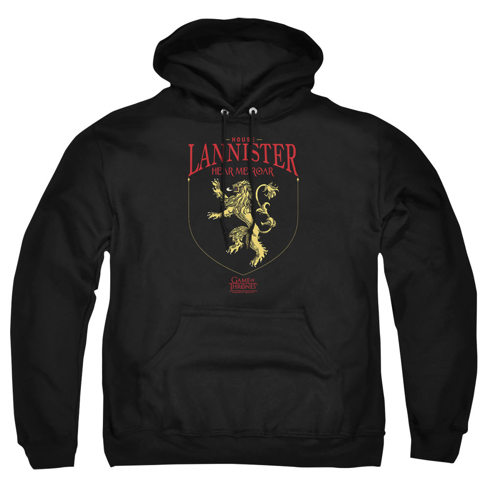 Game Of Thrones House Lannister Sigil Mens Hoodie Black Officially Licensed