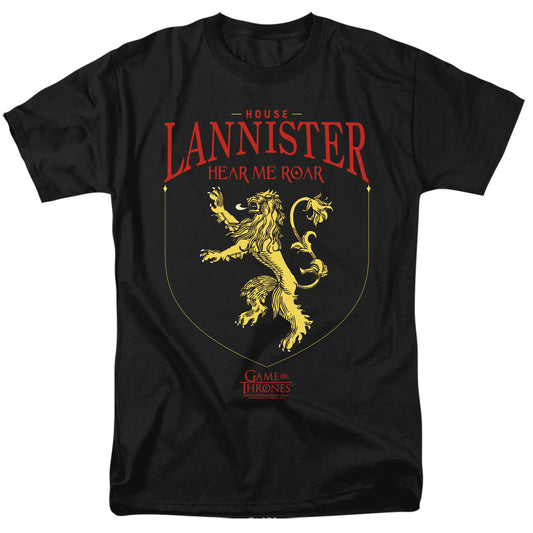 Game Of Thrones House Lannister Sigil Mens T Shirt Black