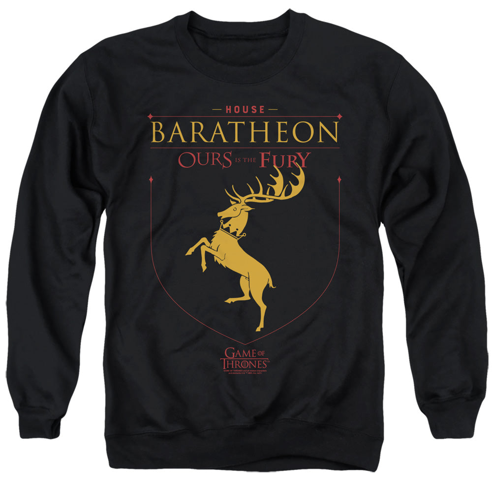 Game Of Thrones House Baratheon Sigil Mens Crewneck Sweatshirt Black