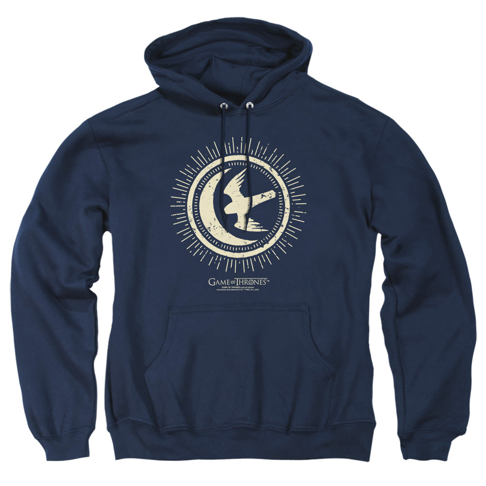 Game Of Thrones Arryn Burst Sigil Mens Hoodie Navy Officially Licensed
