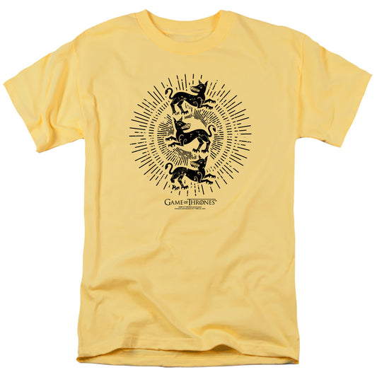 Game Of Thrones Clegane Burst Sigil Mens T Shirt Banana