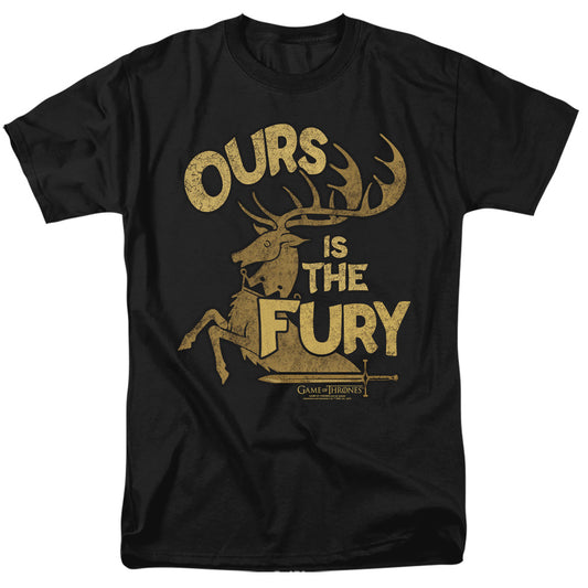 Game Of Thrones Fury Mens T Shirt Black