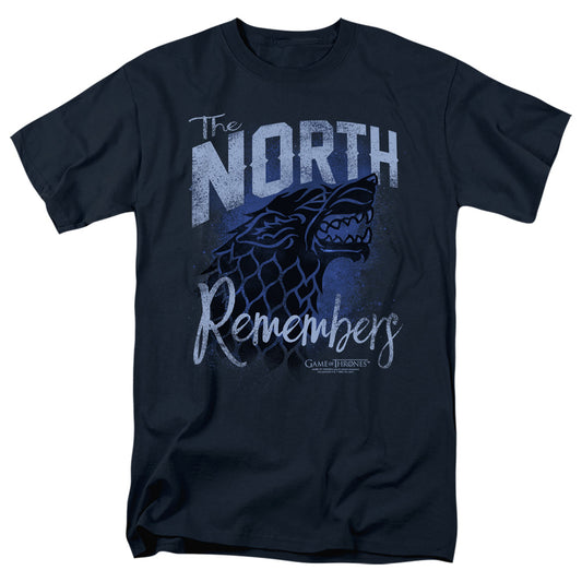 Game Of Thrones The North Remembers Mens T Shirt Navy