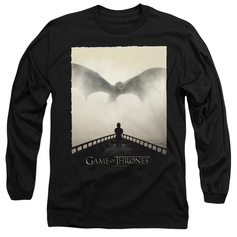 Game Of Thrones Dragon 1 Mens Long Sleeve Shirt Black