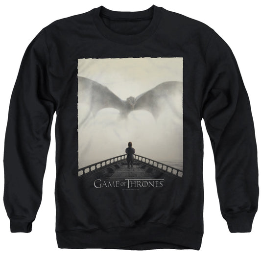 Game Of Thrones Dragon 1 Mens Crewneck Sweatshirt Black