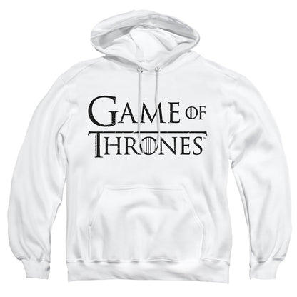 Game Of Thrones Logo 2 Mens Hoodie White Officially Licensed