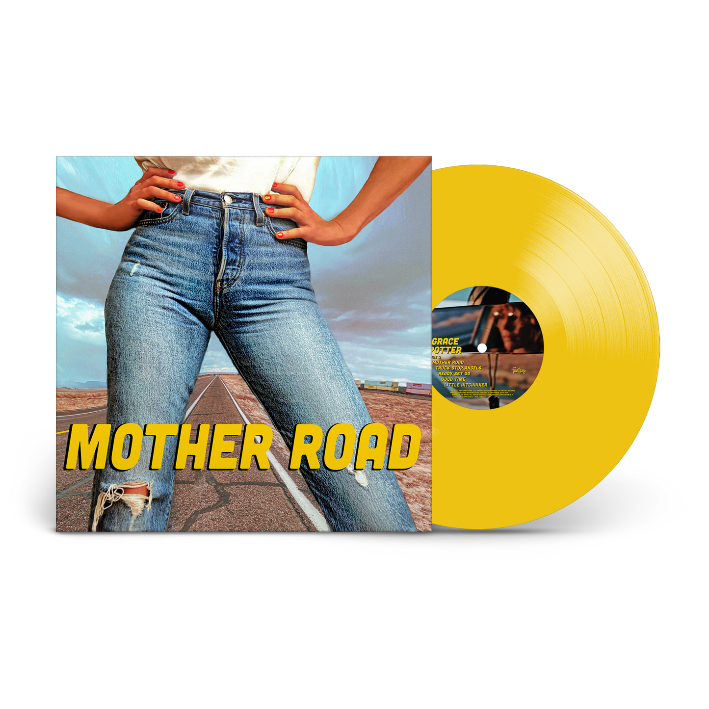 Mother Road - Yellow Vinyl Record