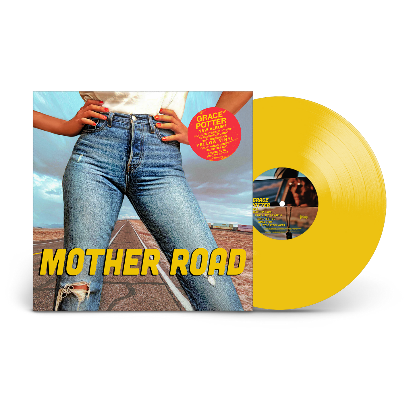 Mother Road - Yellow Vinyl Record