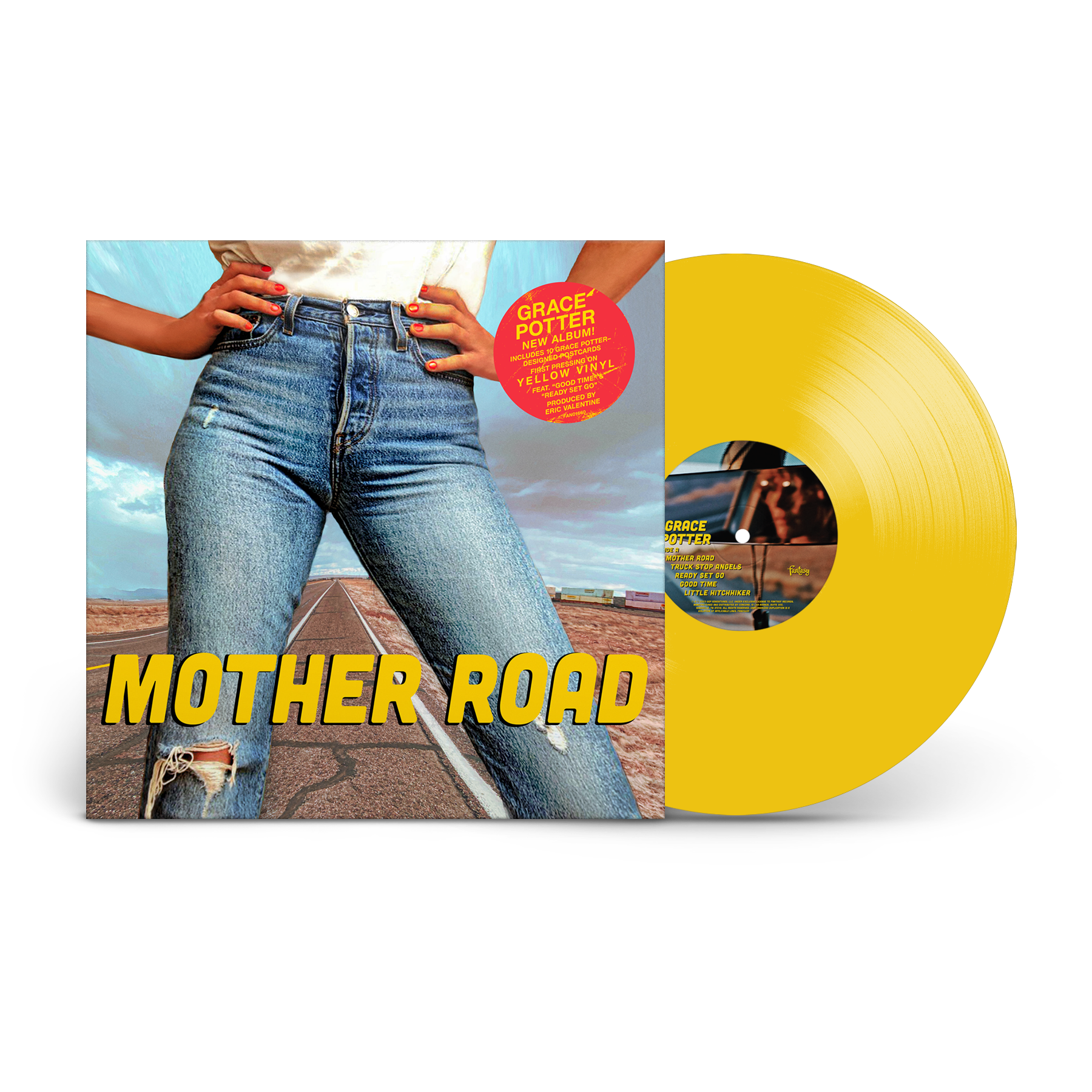 Mother Road - Yellow Vinyl Record