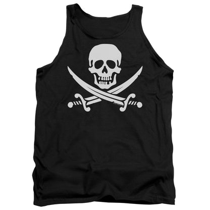 Jolly Roger Mens Tank Top Shirt Black